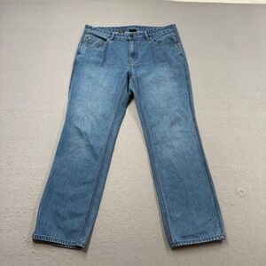 CAT Caterpillar Jeans Men's 38x32 Blue Medium‎ Wash Straight Leg Relaxed Cotton